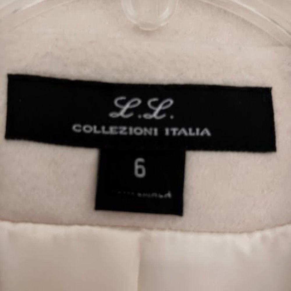 Ivory Cashmere Classic Coat